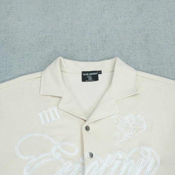 Mixed Emotion Cream Signature Button up - Picture 4 of 10